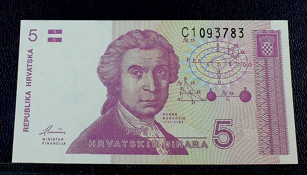 5 Dinarów - Chorwacja