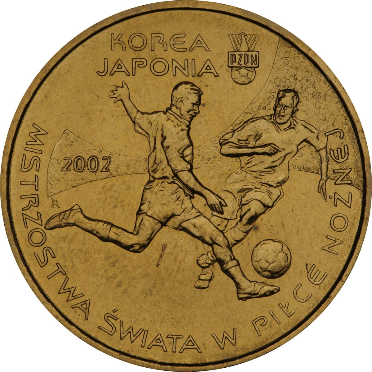 2 zł Mistrzostwa Świata w Piłce Nożnej 2002 Korea/Japonia