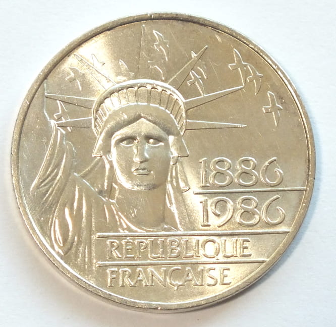 100 franków Statua 1986