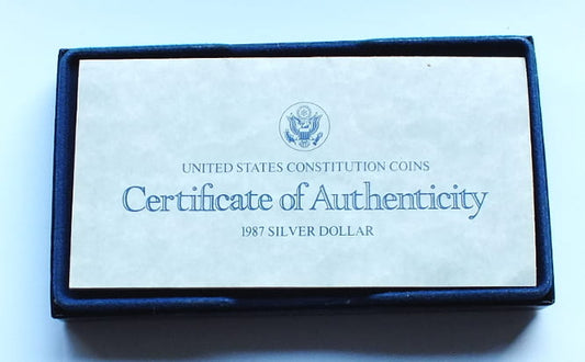 1 dollar 200 lat Konstytucji 1987 - stempel zwykły!