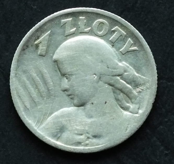 1 Złoty 1925 rok - Żniwiarka