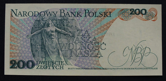 200 zł Jarosław DĄBROWSKI 1979 UNC