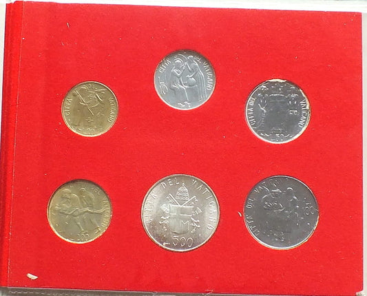 Zestaw Watykan 1981 6 monet ALEGAN