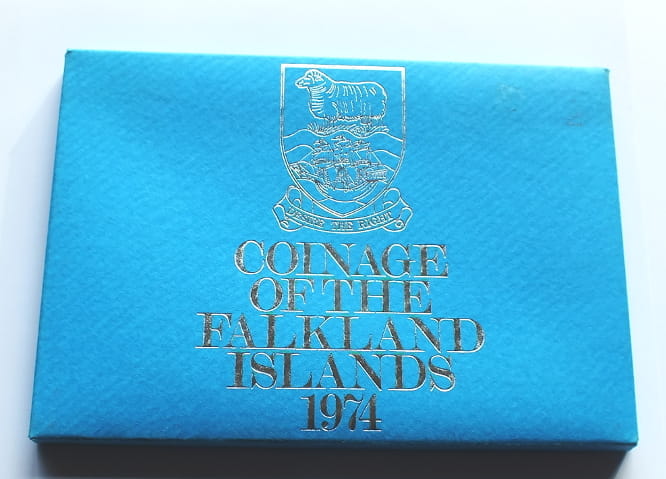 Zestaw Falklandy 1974 - mennicze