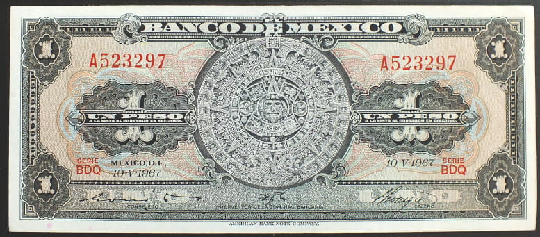 1 Peso - Meksyk 1967 r.