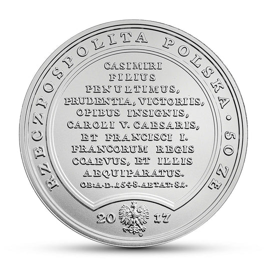 50 zł Skarby Stanisława Augusta – Zygmunt I Stary