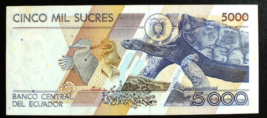 5000 Sucres - Ekwador 1993 r.
