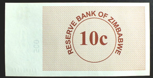 10 Cents - Zimbabwe 2007 r.