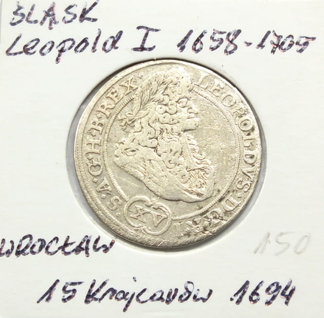 15 krajcarów 1694 Leopold I - ALEGAN FV