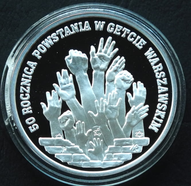 300 000 zł 50 rocznica powstania w Getcie Warszawskim