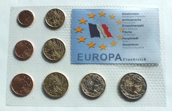 Zestaw monet EURO - Francja
