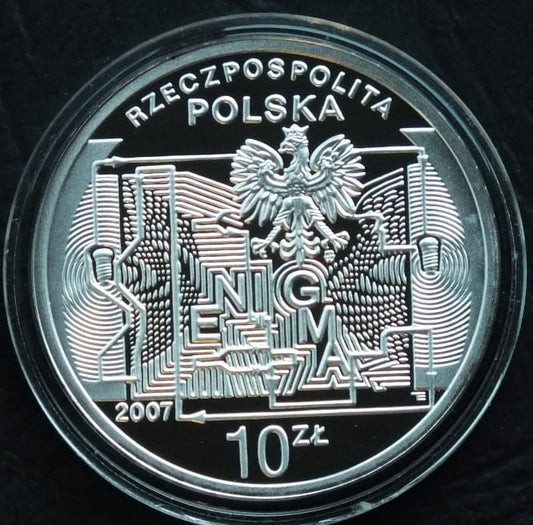 10 zł 75. rocznica złamania szyfru Enigmy