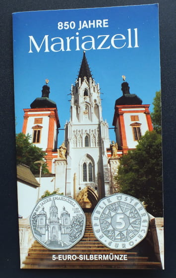 5 euro 850th Anniversary of Mariazell - Austria