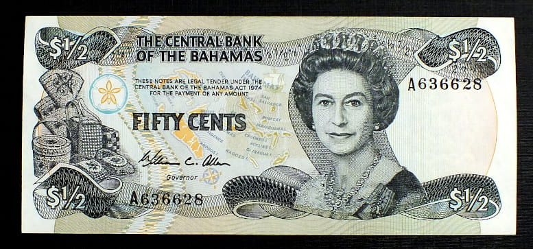 1/2 Dolara - Bahamy 1974