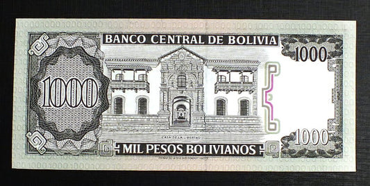 1000 Pesos - Boliwia 1982 r.