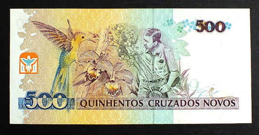 500 cruzeiros - BRAZYLIA 1990 r.