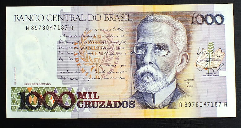 1000 cruzados - BRAZYLIA 1988 r.