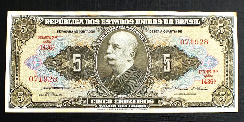 5 Cruzeiros - Brazylia 1964 r.