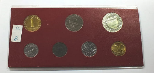 SET Austria 1971 PROOF