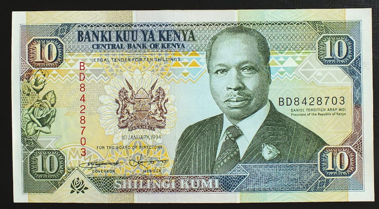 10 Szylingów - Kenia