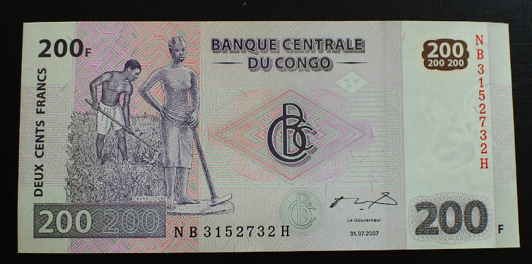 200 Francs - Kongo