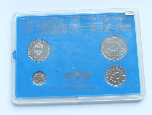 Zestaw Szwecja 1988 mennicze