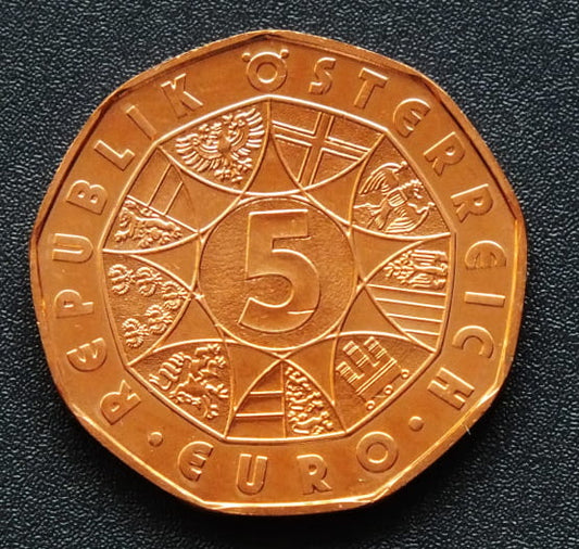 5 euro Land des Wassers - Austria