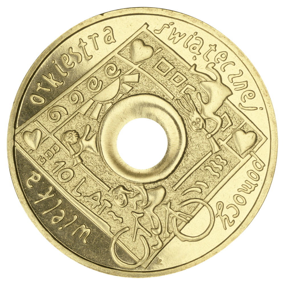 2 zł 10 lat Wielkiej Orkiestry Świątecznej Pomocy