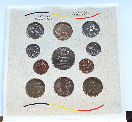 Zestaw Belgia 1989 mennicze 11 monet