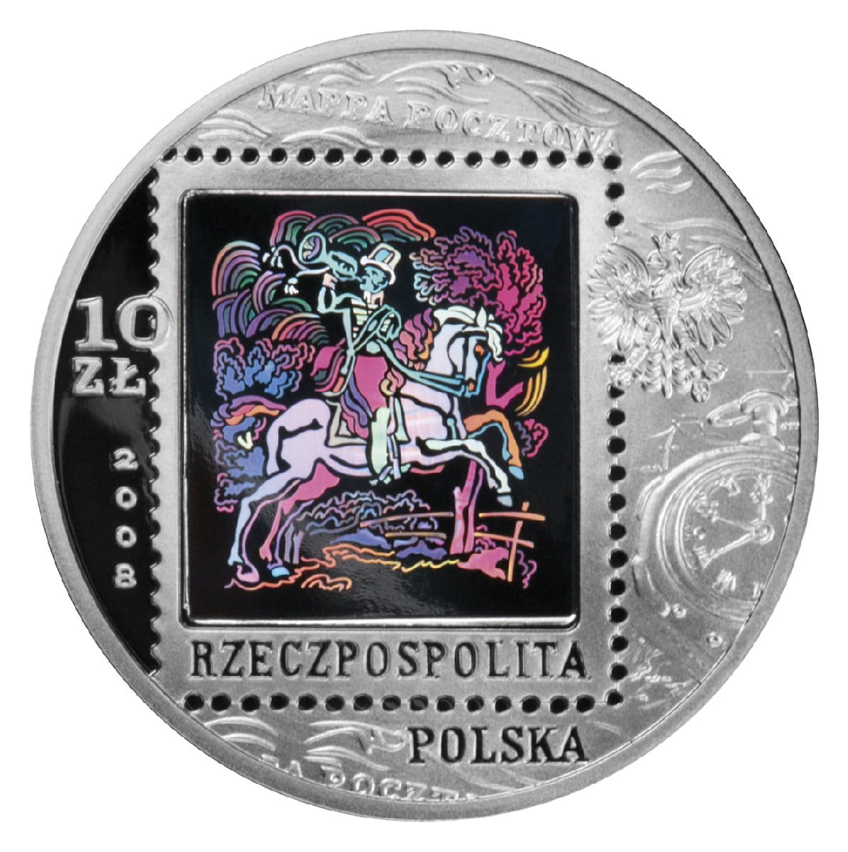 10 zł 450 lat Poczty Polskiej
