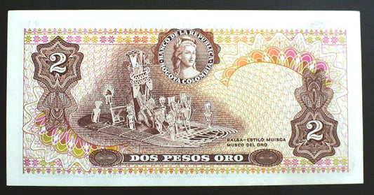 2 Pesos Oro - Kolumbia 1976