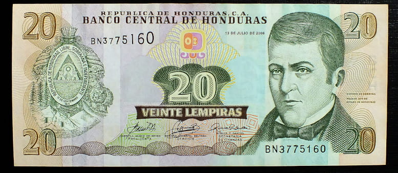 20 Lempiras - Honduras