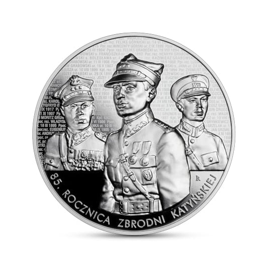 Moneta 50 zł 85. rocznica zbrodni katyńskiej