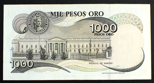 1000 Pesos Oro - Kolumbia 1979 r.