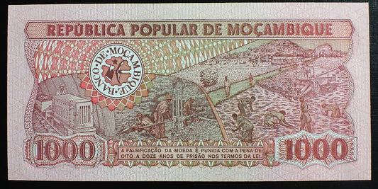 1000 Meticais - Mozambik