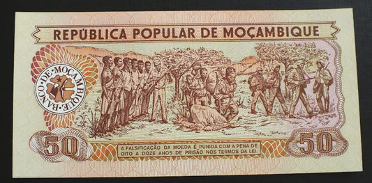 50 Meticais- Mozambik