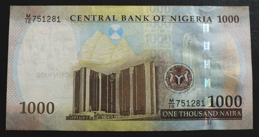 1000 Naira - NIGERIA