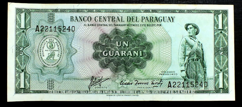 1 Guarani - Paragwaj 1963 r.