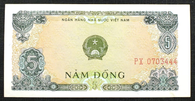 5 Dong - Wietnam 1976 r.