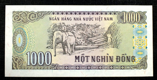 1000 Dong - Wietnam 1988 r.
