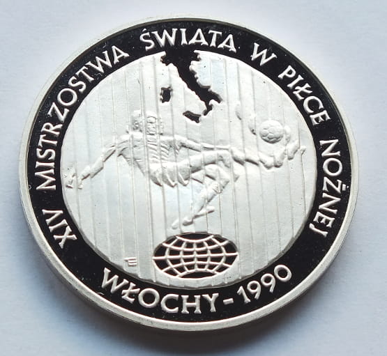 20 000 zł XIV Mistrzostwa Świata w Piłce Nożnej - Włochy 1990