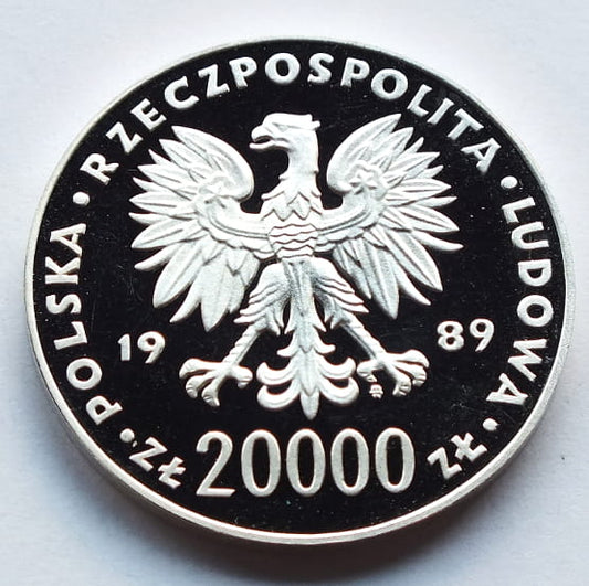 20 000 zł XIV Mistrzostwa Świata w Piłce Nożnej - Włochy 1990