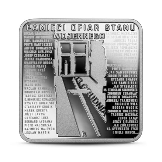 Moneta 10 zł Pamięci ofiar stanu wojennego