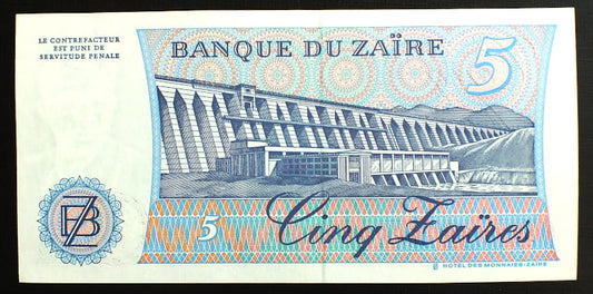 5 Zaires - Zair 1985 r.