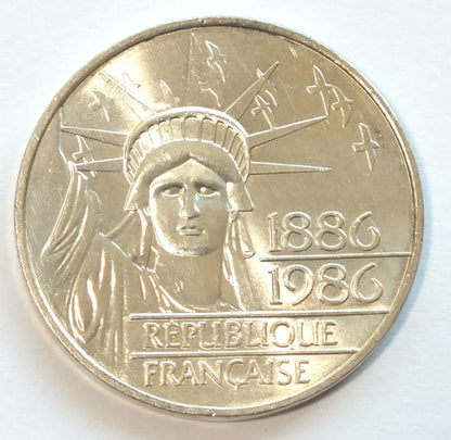 100 franków Statua 1986