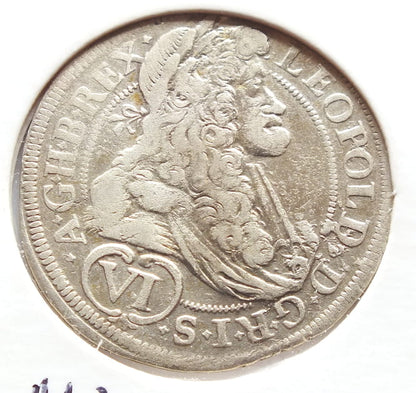 6 Krajcarów ŚLĄSK Leopold I 1690