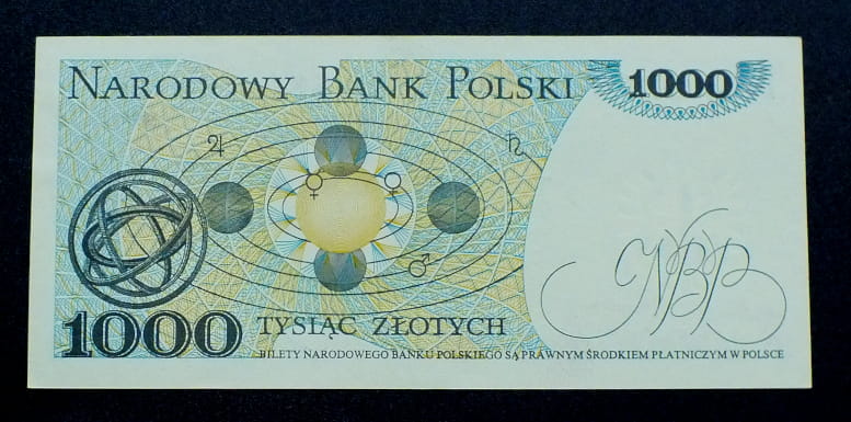 1000 zł Mikołaj KOPERNIK 1982 UNC
