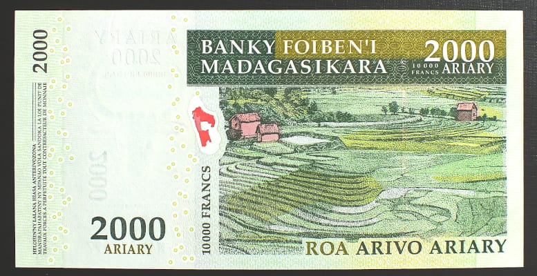 2000 ariary - Madagaskar