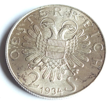 2 Schillingi Engelbert Dollfuss 1934