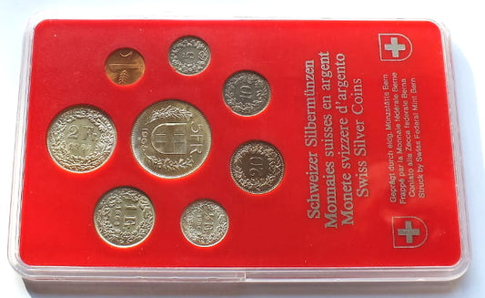 Szwajcaria Set Silver 1956-65